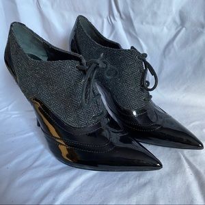 Guess Lace Up Pointed-Toe Heels